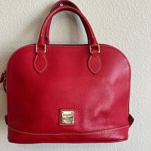 Red handbag